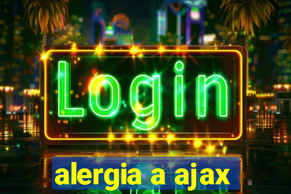 alergia a ajax